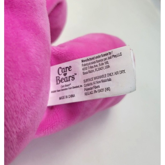 Care Bears Pink Cheer Bear Hug and Giggle Rainbow Plush Giggles Sound 13" 2018 - Picture 14 of 15